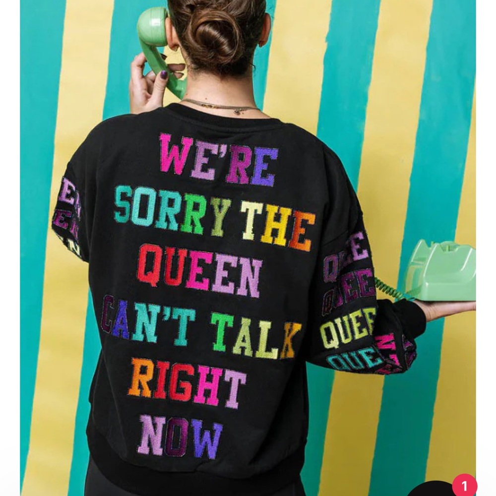 Queen of sparkles sweater